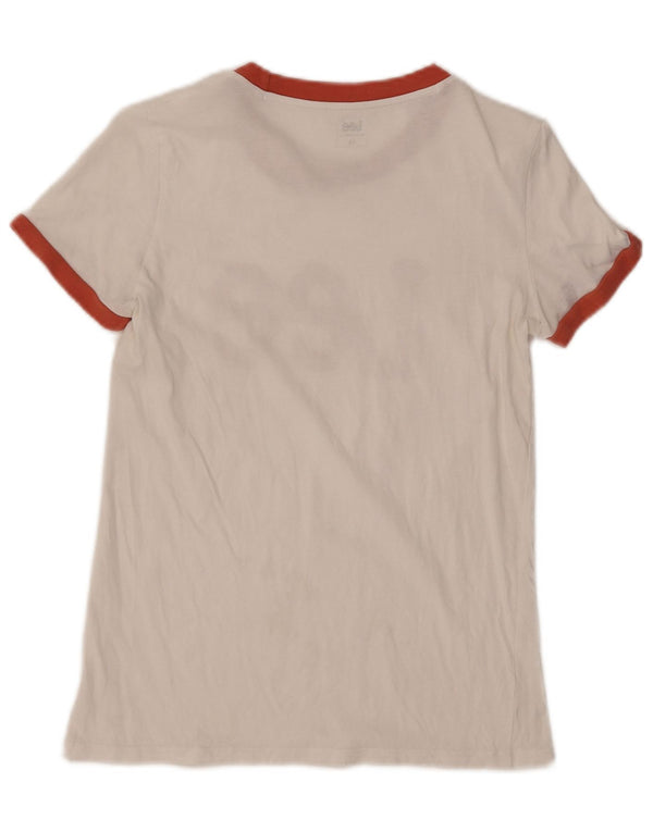 Camiseta feminina Lee com estampa gráfica UK 6 XS branco colorblock