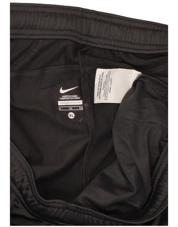 Calça de treino Nike feminina Capri UK 18 XL cinza colorblock poliéster