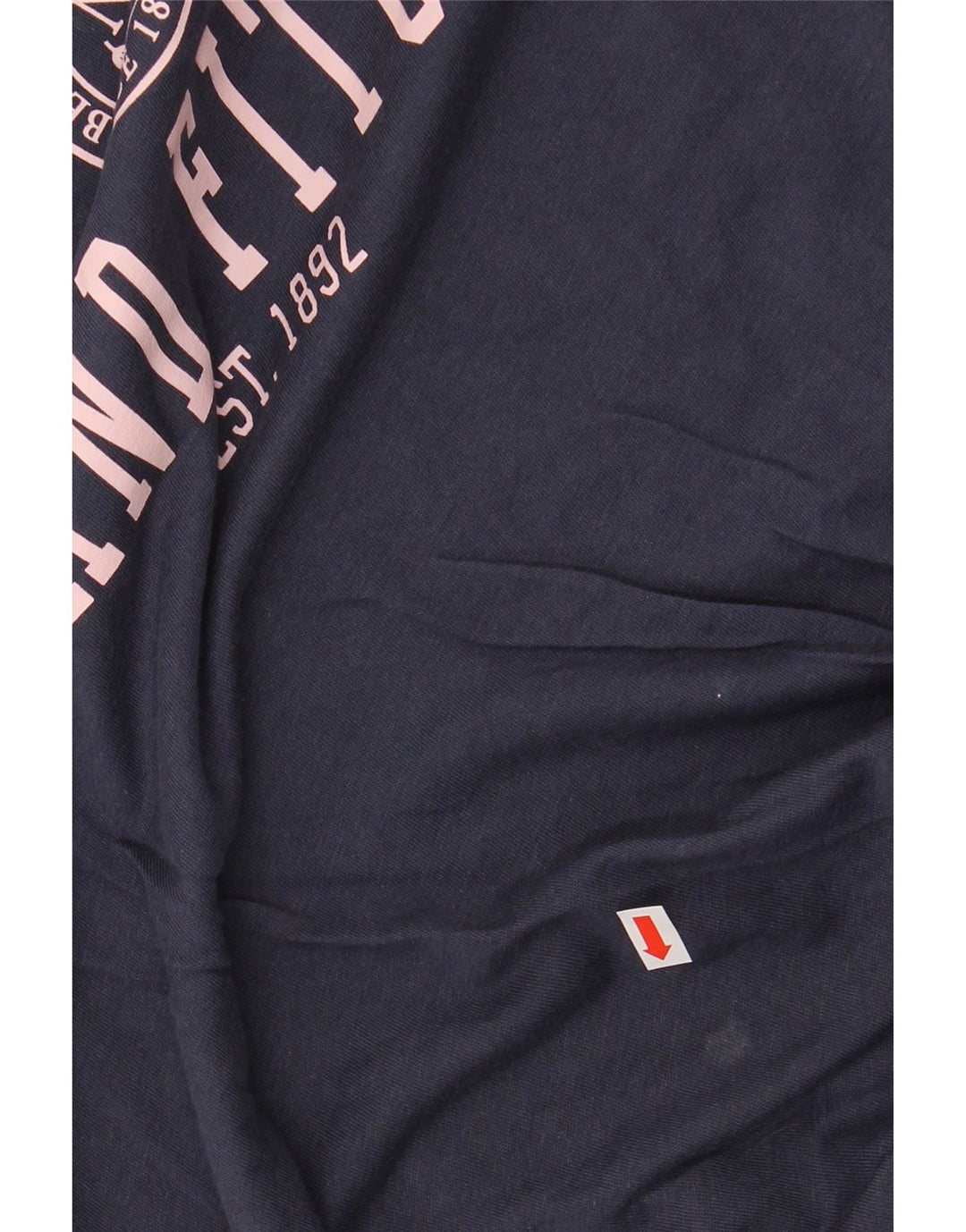 Camiseta gráfica feminina ABERCROMBIE & FITCH 13-14 anos algodão azul marinho