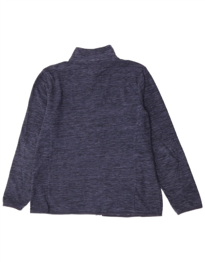 Jaqueta de lã feminina Mountain Warehouse Reino Unido 16 grande azul marinho manchado