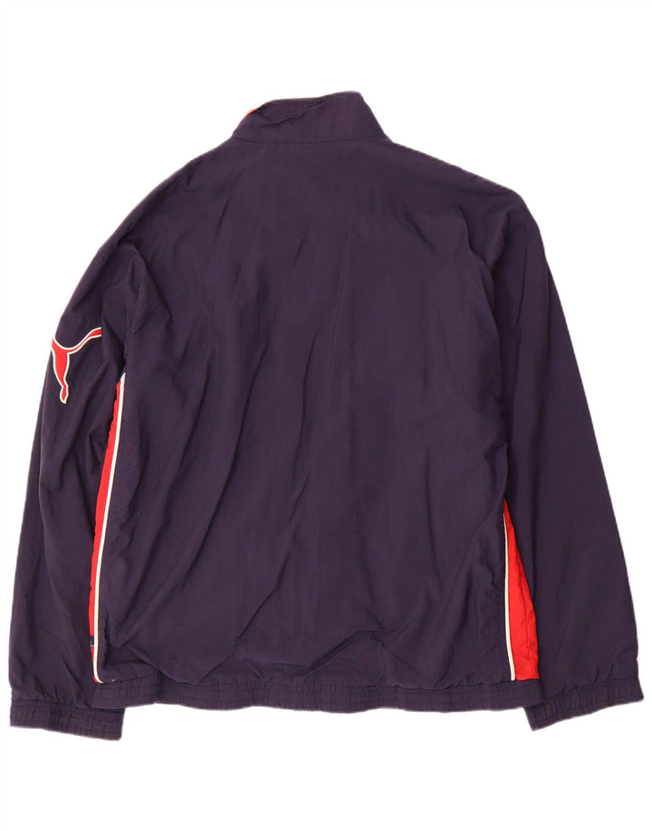 Puma Mens Tracksuit Top Jacket Grande Azul Marinho Colorblock