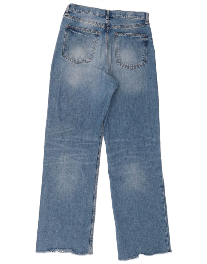 Calça jeans reta feminina Zara EU 40 médio W30 L33 azul