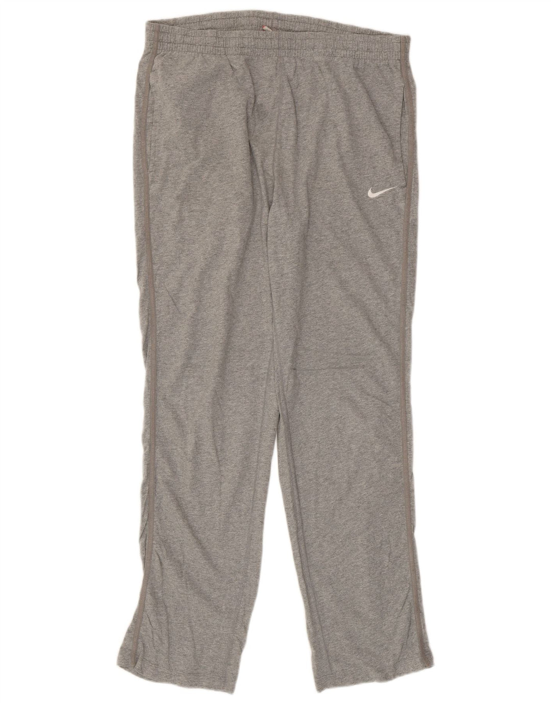 Calça de treino masculina NIKE grande cinza algodão