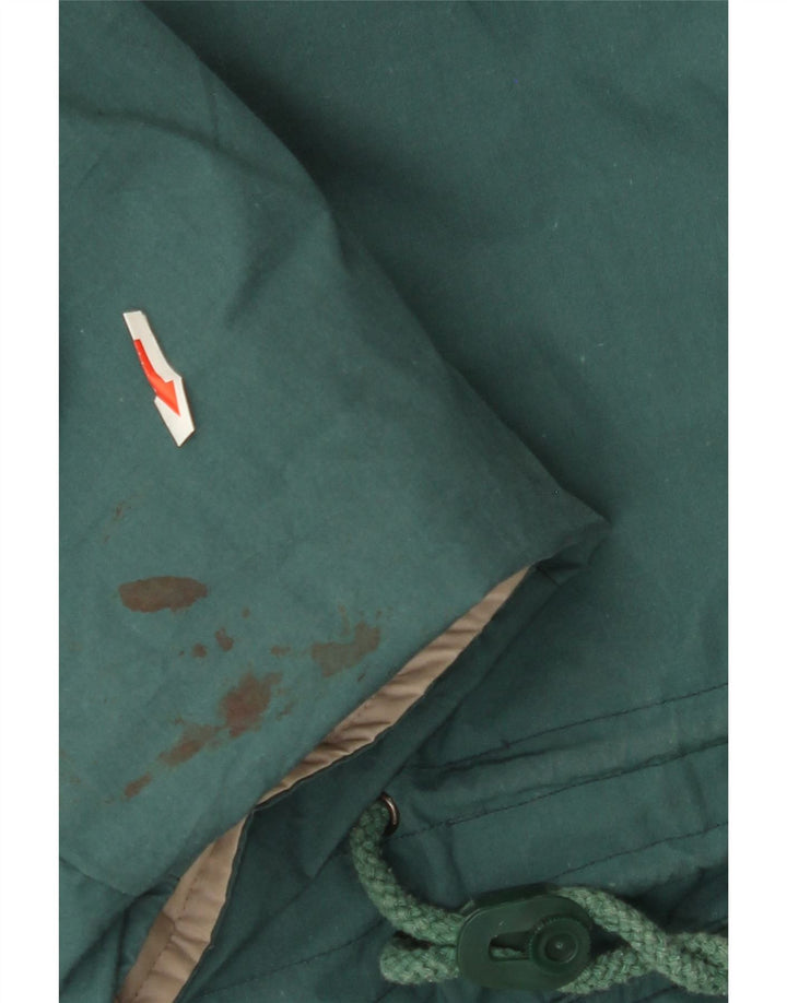 Jaqueta masculina acolchoada reversível com capuz Brugi IT 54 2XL verde