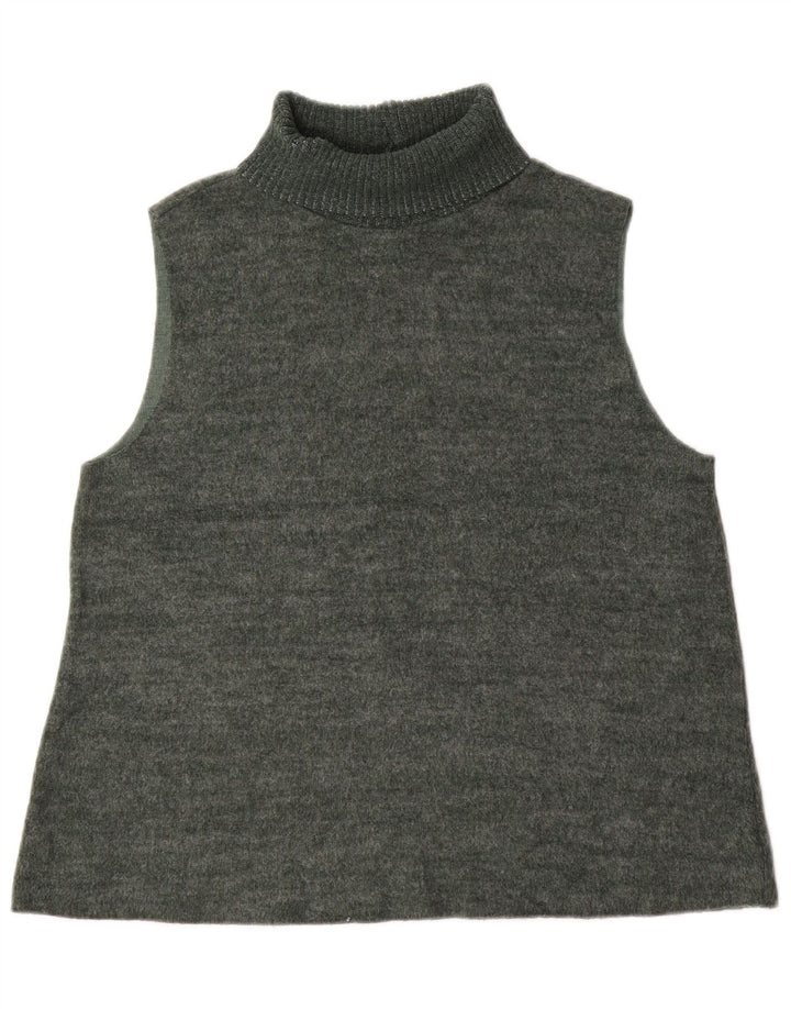 Zara Womens Vest Tank Top UK 14 Grande Verde