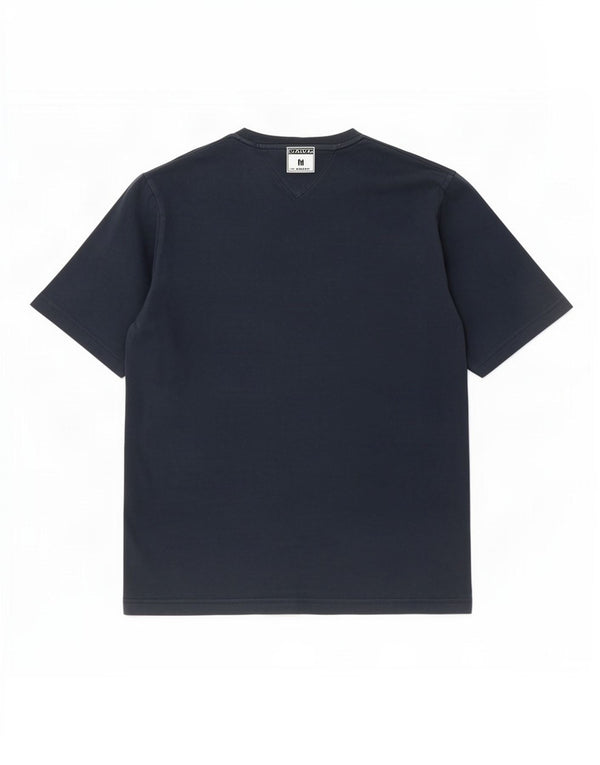 Tommy Hilfiger Camiseta masculina gráfica grande algodão azul marinho