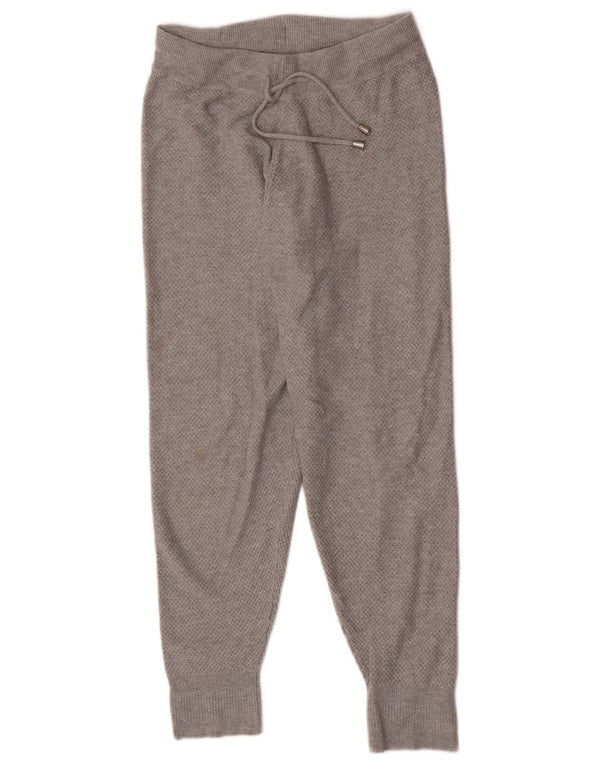 Calça esportiva feminina Marks & Spencer Joggers Reino Unido 8 pequena viscose cinza