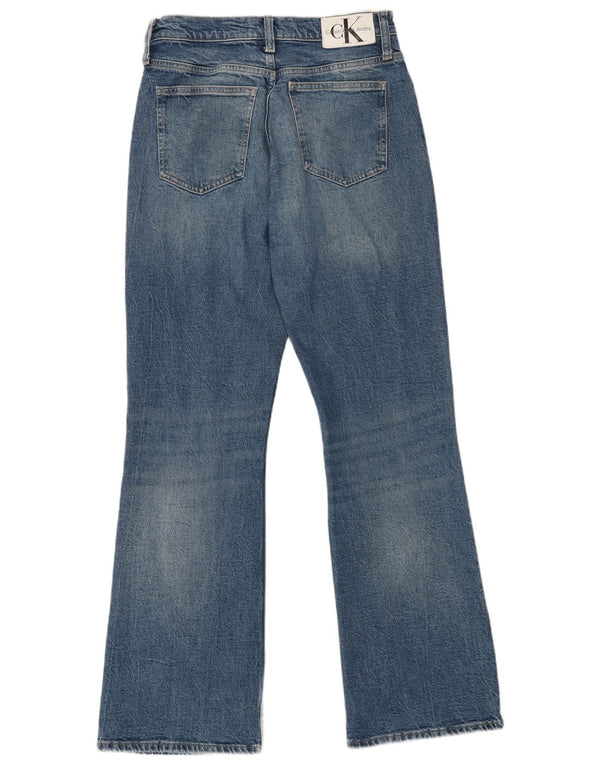 Calça jeans feminina Calvin Klein Bootcut W28 L30 azul algodão