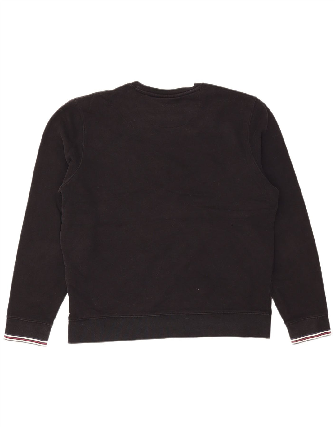 Fila moletom masculino jumper médio algodão preto