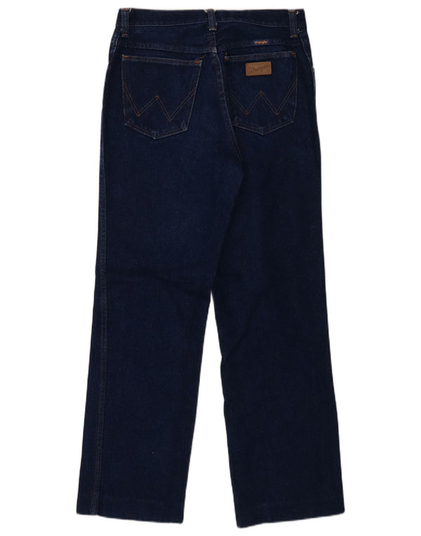 Wrangler Mens Straight Jeans W32 L28 Azul Marinho Algodão