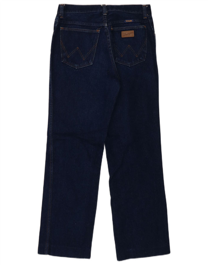Wrangler Mens Straight Jeans W32 L28 Azul Marinho Algodão