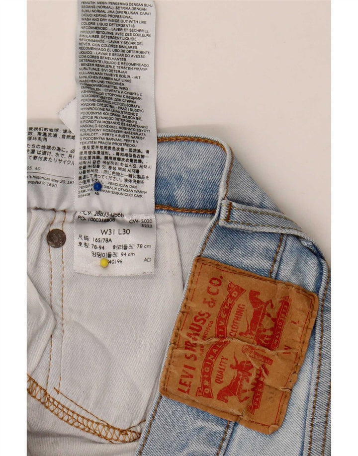 Levi's Masculino 511 Slim Jeans W31 L30 Azul Algodão