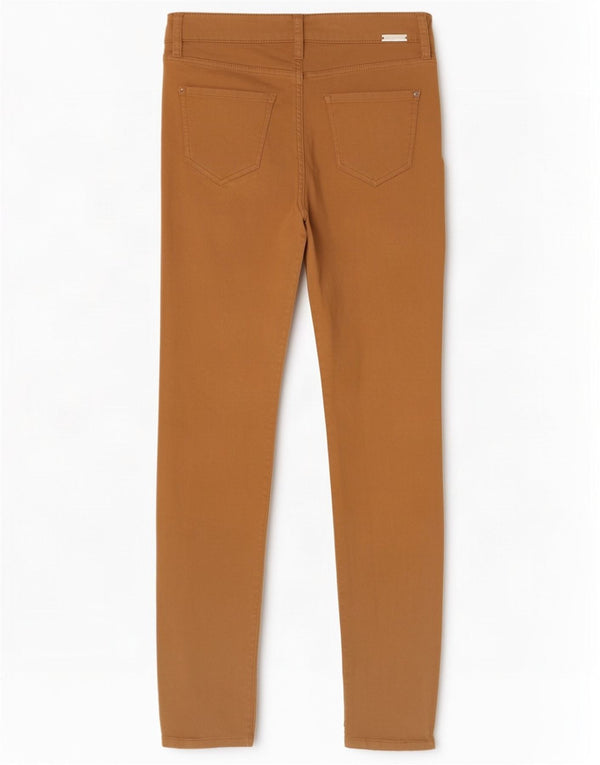 Calça casual skinny feminina Massimo Dutti UE 36 XS W26 L29 bege