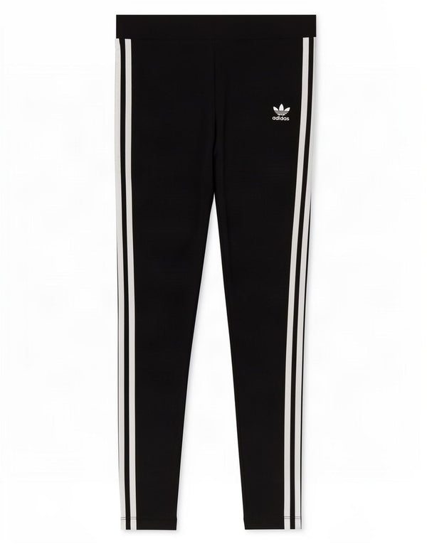 Leggings Adidas Femininas UK 10 Pequenas Algodão Preto