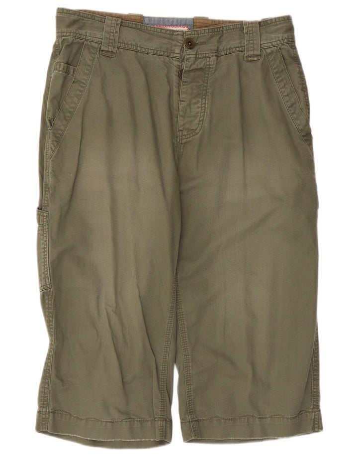 Bermuda cargo masculina Fat Face W32 algodão cáqui médio