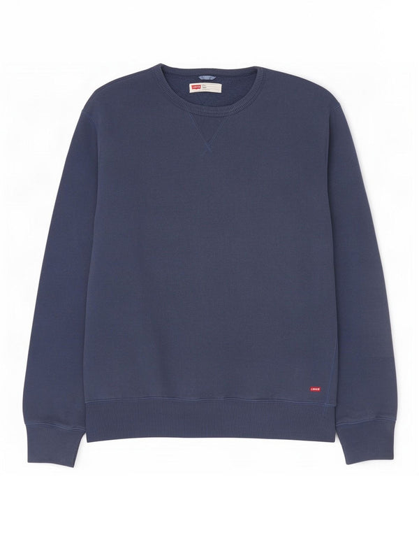 Moletom masculino Levi's Standard Fit 2XL algodão azul marinho