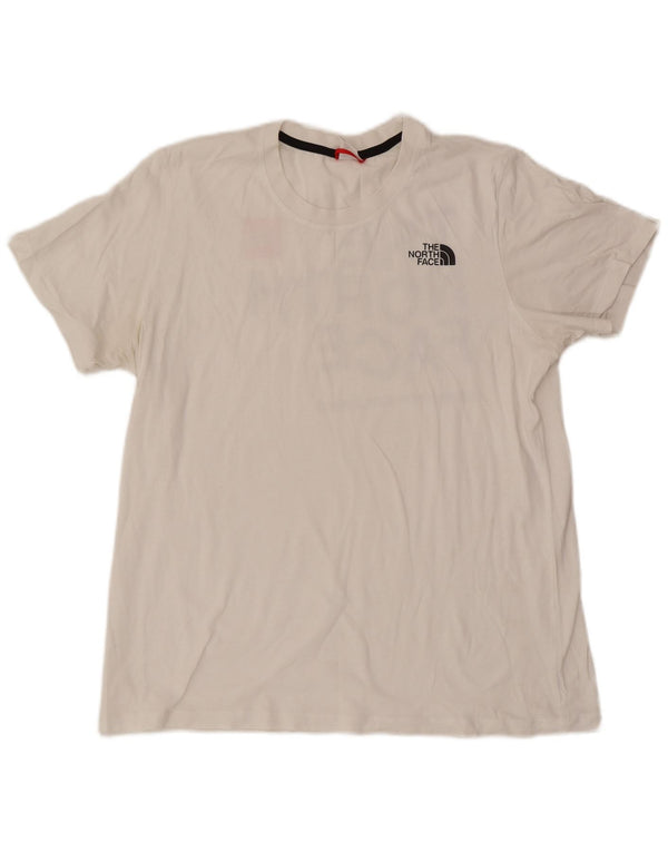 Camiseta gráfica feminina The North Face UK 16 grande branco