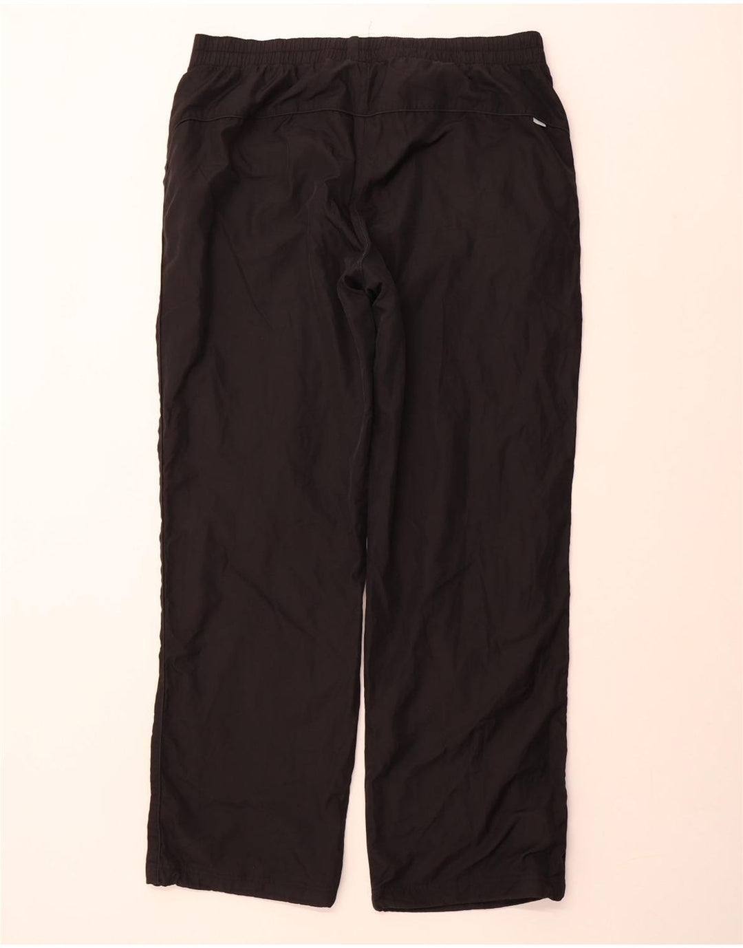 ADIDAS Mens Graphic Tracksuit Calças Grande Poliéster Preto