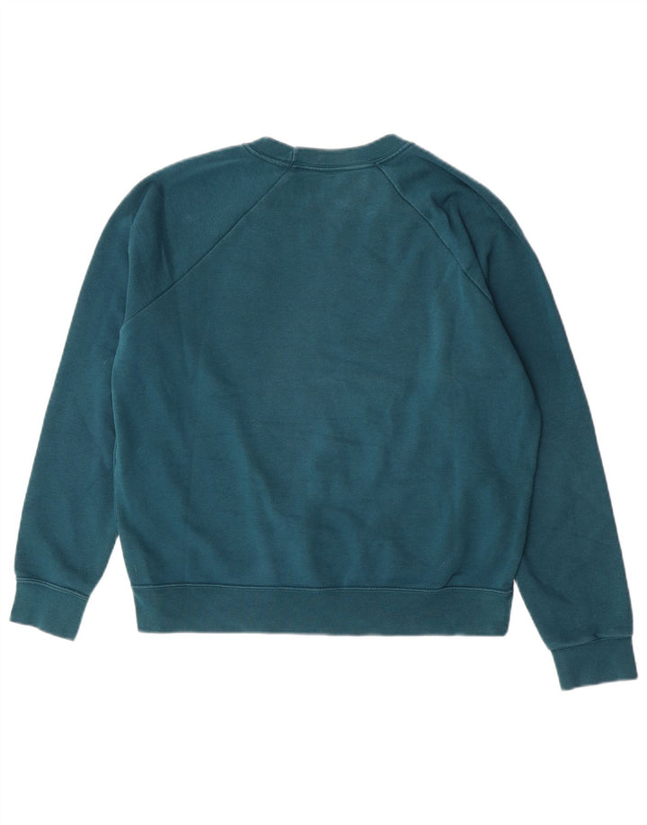 Moletom feminino Nike Jumper UK 14 médio algodão verde