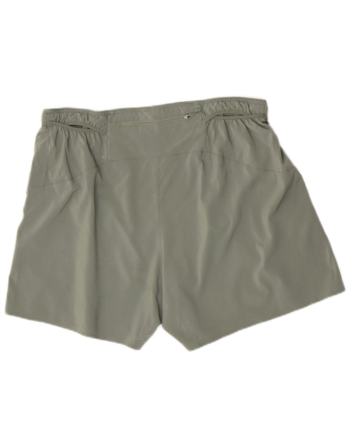 Shorts esportivos femininos Patagonia UK 14 grande poliéster cáqui