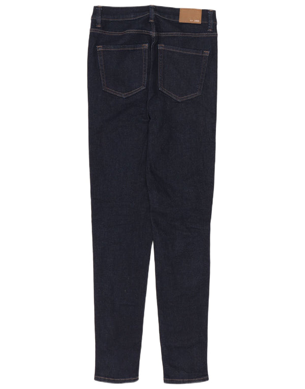 Marks & Spencer Feminino Ivy Skinny Jeans Reino Unido 8 Pequeno W26 L28 Azul Marinho