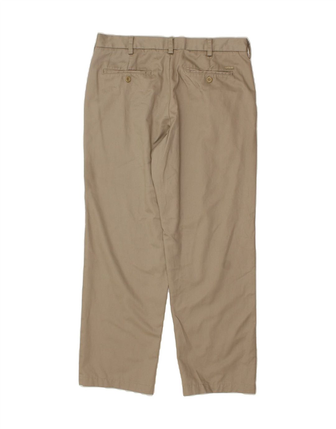 IZOD Mens Straight Chino Trousers W34 L29 Beige Cotton Vintage Izod and Second-Hand Izod from Messina Hembry 