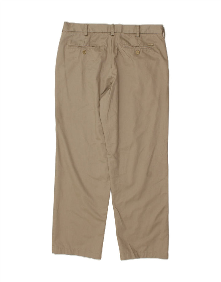 IZOD Mens Straight Chino Trousers W34 L29 Beige Cotton Vintage Izod and Second-Hand Izod from Messina Hembry 