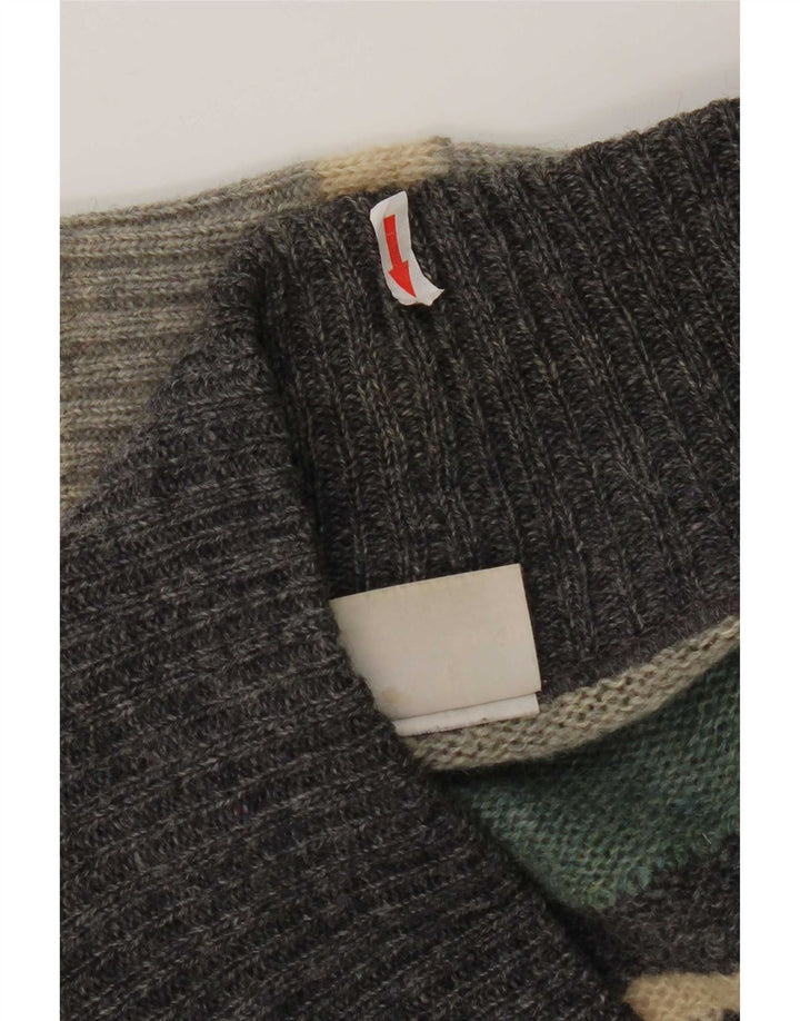 Suéter masculino Trussardi Cardigan XL listrado multicolorido