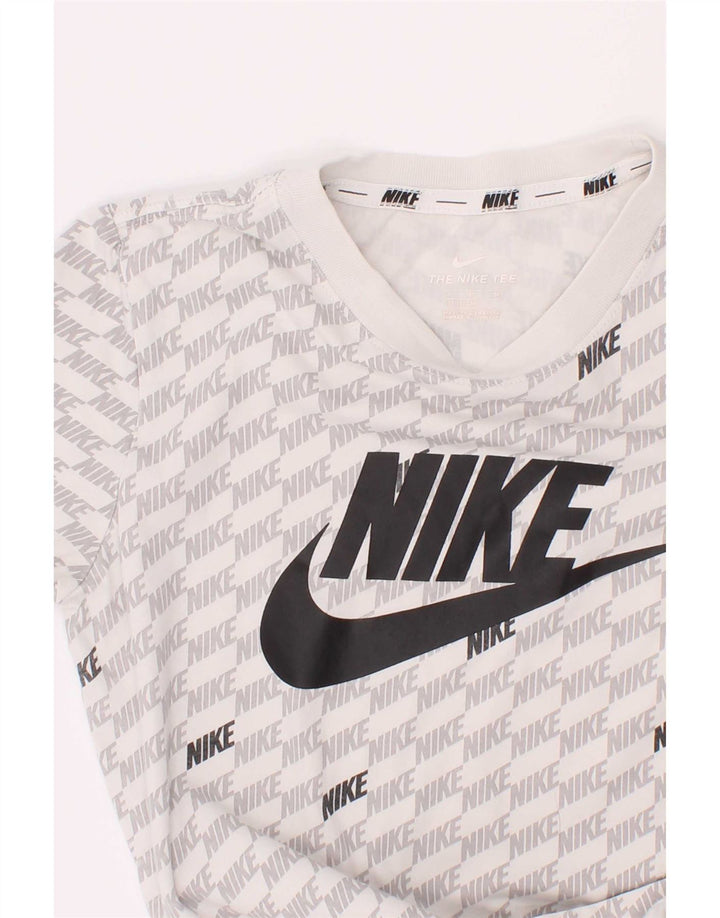 Camiseta Nike Boys Graphic Top 10-11 Anos Médio Branco