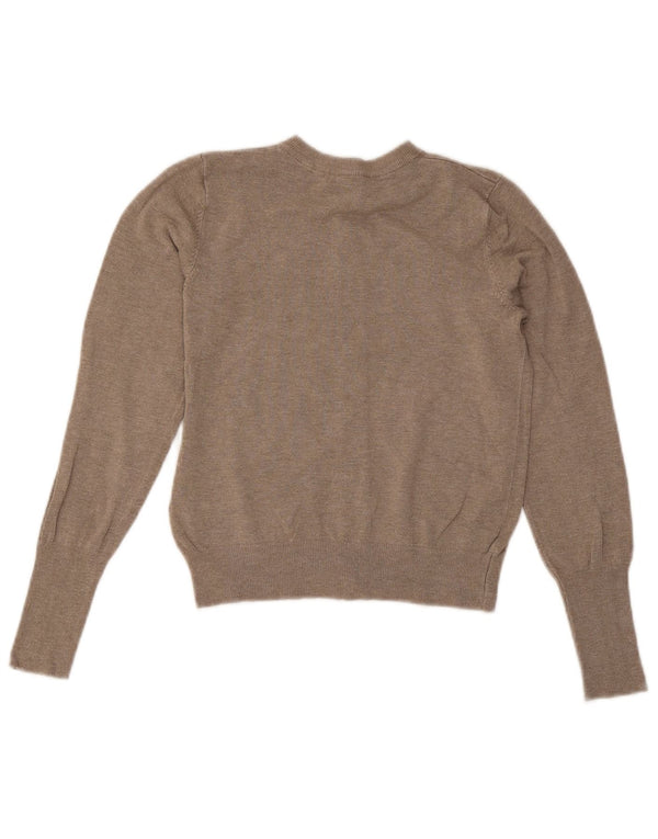 Suéter cardigã feminino Marks & Spencer Reino Unido 6 XS Viscose cinza