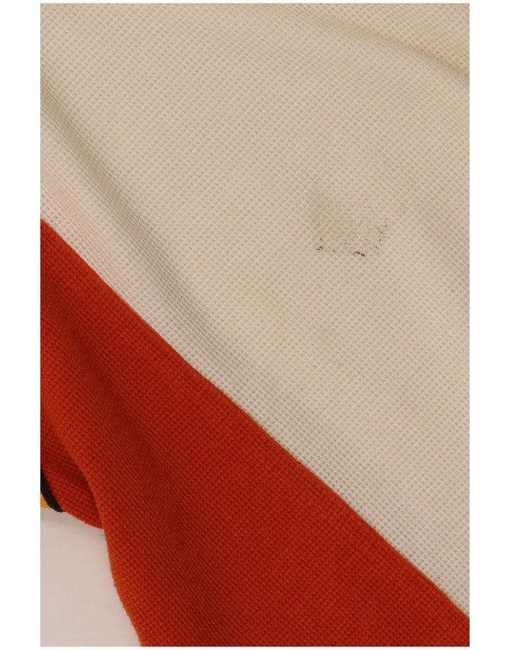 Camisa polo masculina LOTTO Reino Unido 36/38 pequena cor branca de poliéster