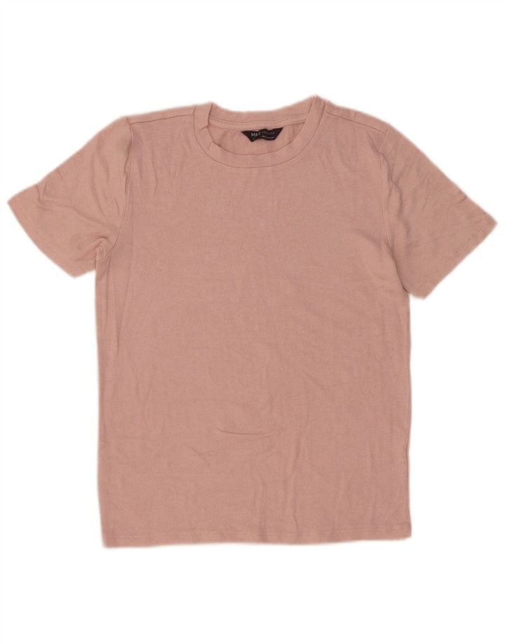Camiseta feminina Marks & Spencer UK 12 rosa médio