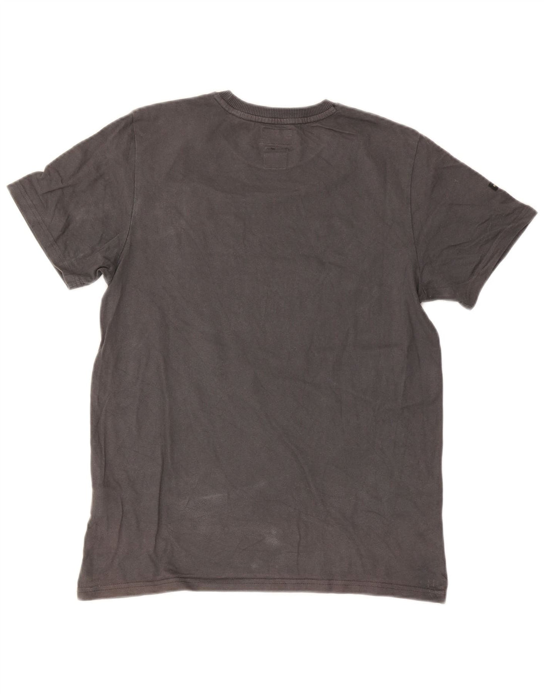 Camiseta masculina Superdry Standard Graphic grande algodão cinza