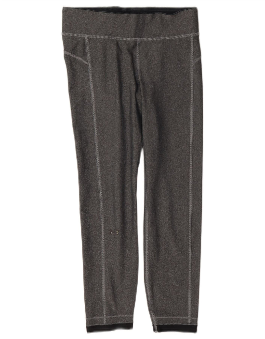 Under Armour Womens Crop Leggings UK 4 XS Poliéster Cinza