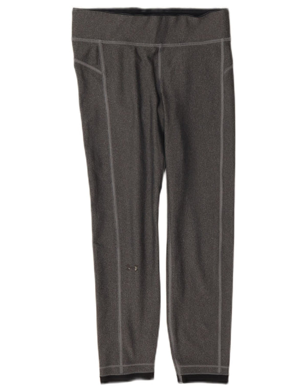 Under Armour Womens Crop Leggings UK 4 XS Poliéster Cinza