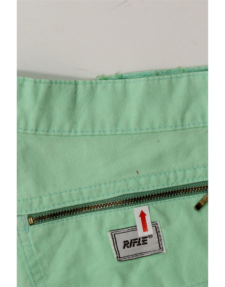 RIFLE Womens Tapered Casual Trousers W30 L30 Green Cotton Vintage Rifle and Second-Hand Rifle from Messina Hembry 