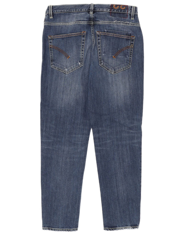 Dondup Mens Carrot Skinny Jeans W32 L27 Azul Algodão