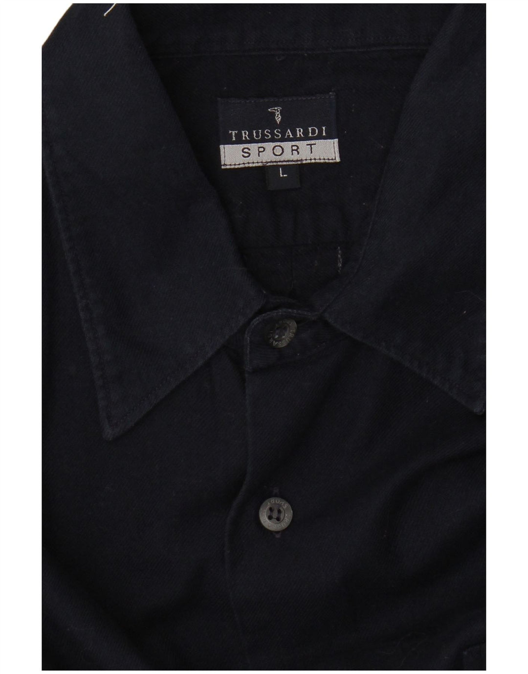 Camisa masculina Trussardi grande azul marinho