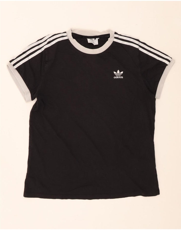 Camiseta Adidas Feminina Top UK 12 Médio Algodão Preto