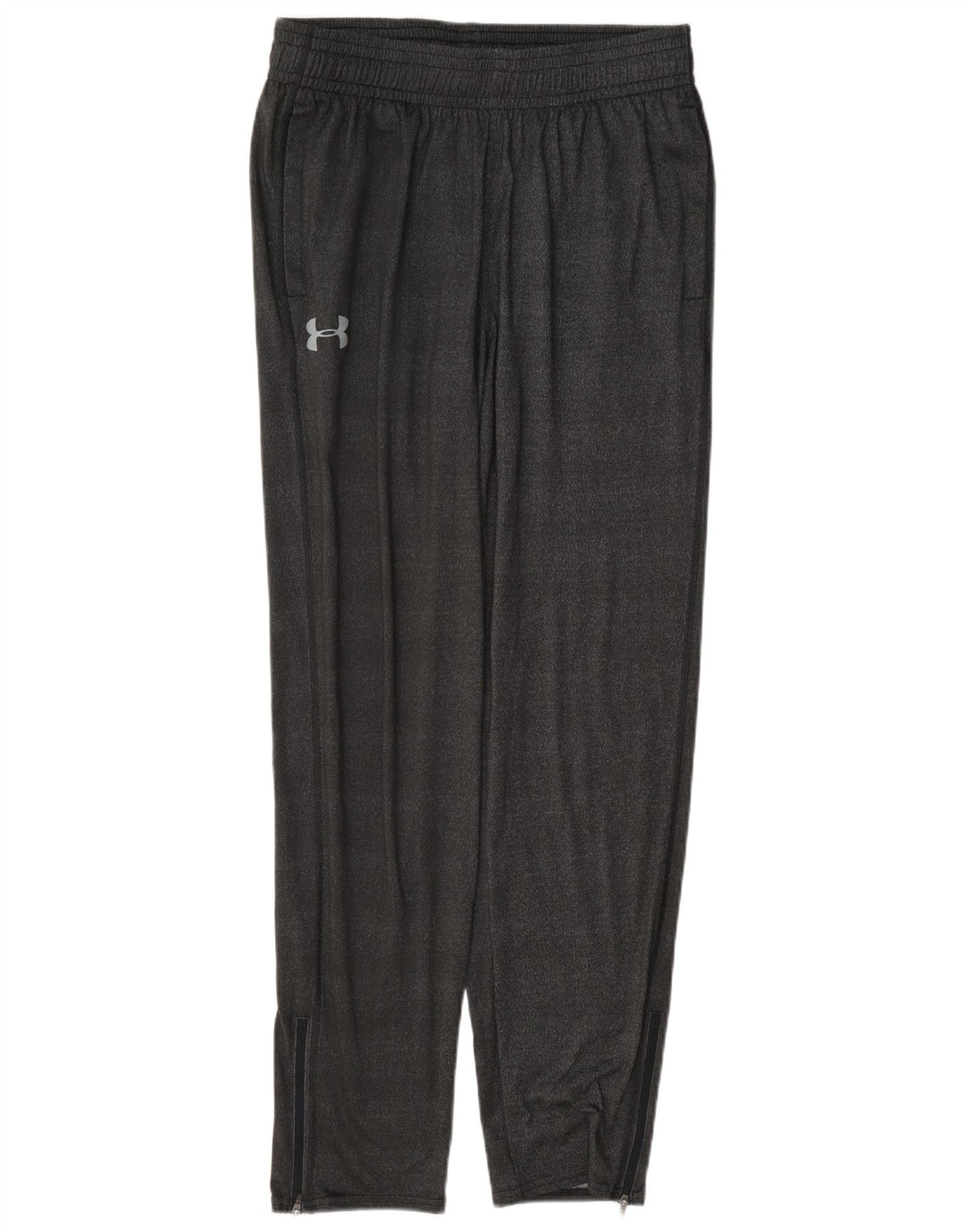 Calça de treino masculina Under Armour cinza médio listrado