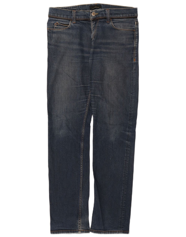 Zara Mens Straight Jeans EU 42 Grande W32 L32 Azul