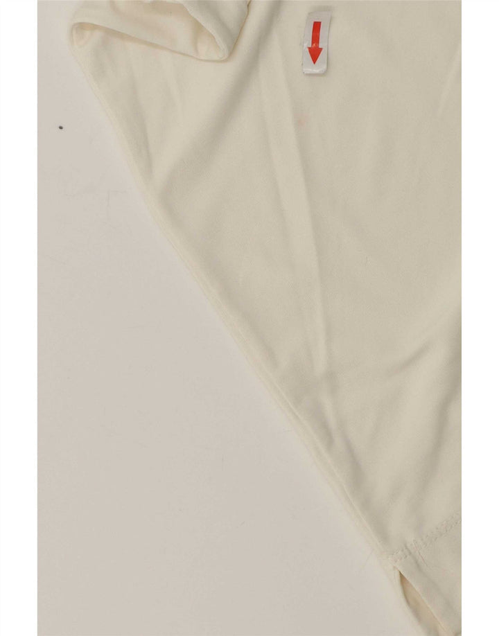 Calvin Klein Jeans Camisa polo masculina grande branca