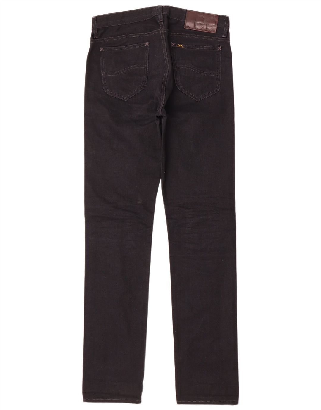 Lee Mens 101 Rider Slim Jeans W31 L34 Algodão Preto