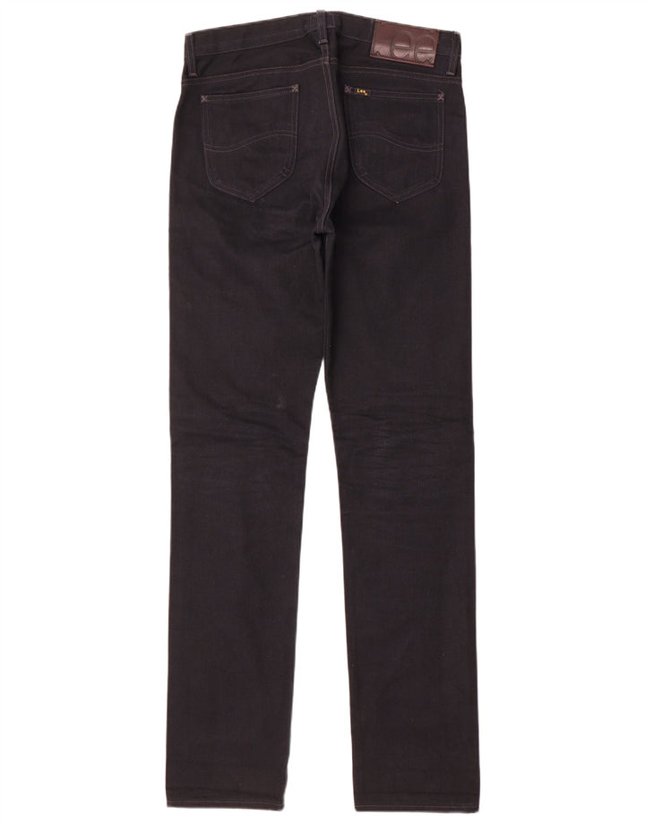 Lee Mens 101 Rider Slim Jeans W31 L34 Algodão Preto