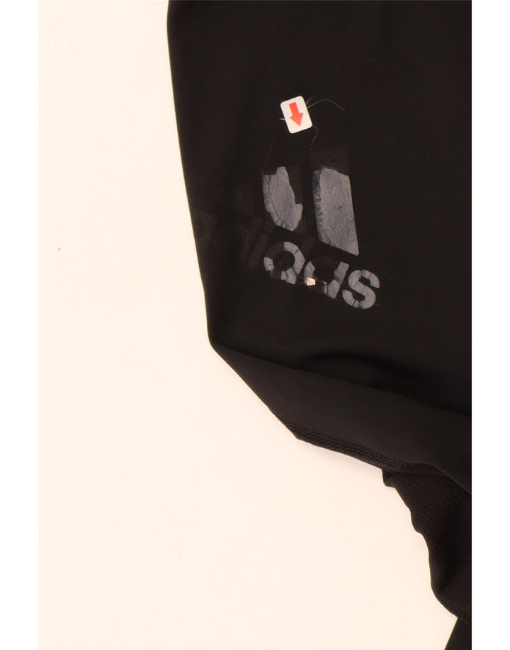 ADIDAS Womens Aeroready Graphic Leggings UK 8 Pequeno Preto