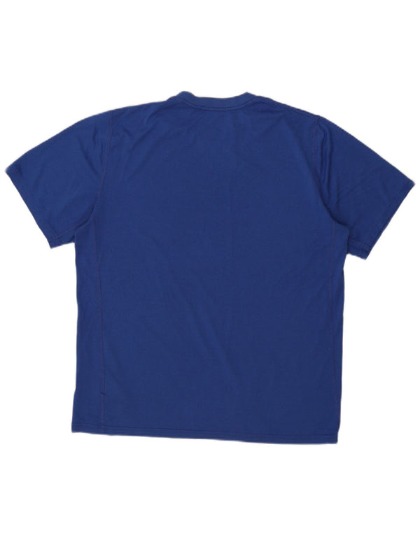 Camiseta Nike Masculina Dri Fit Top UK 42/44 Grande Azul Poliéster
