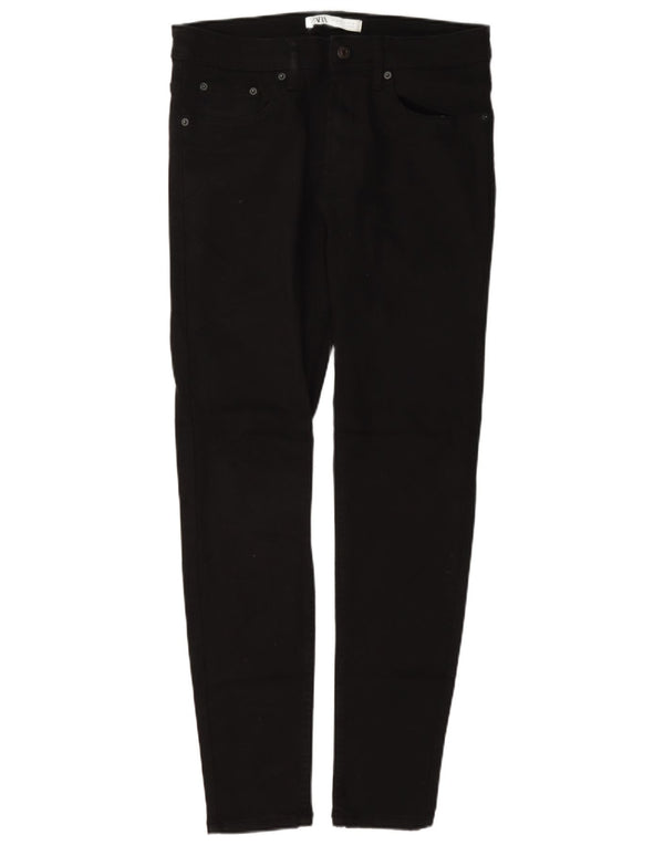 Zara Mens Skinny Jeans EU 40 Médio W31 L29 Algodão Preto