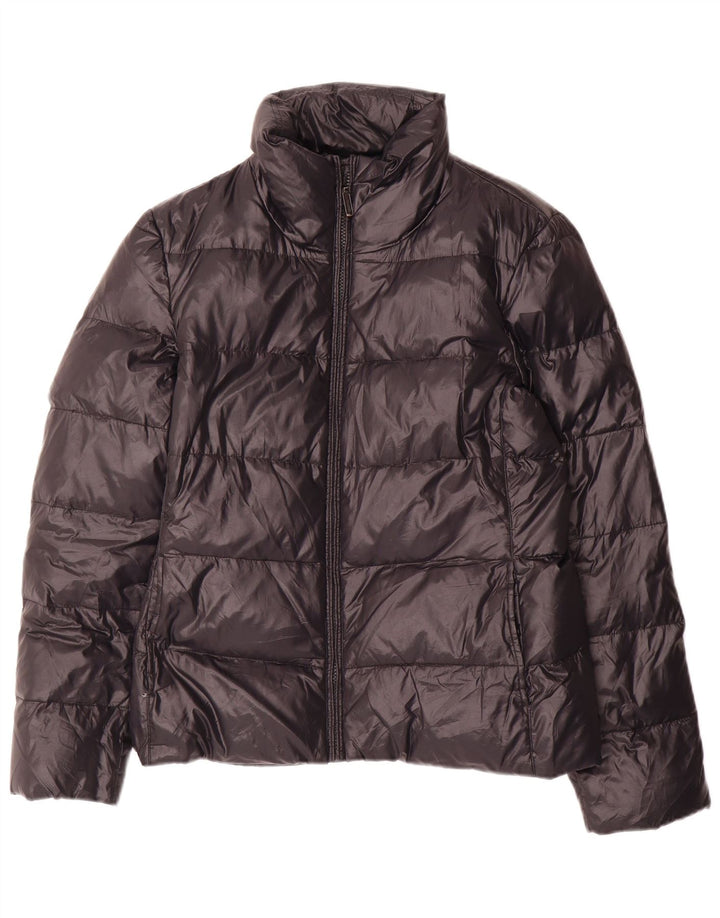 Jaqueta acolchoada feminina Benetton UK 12 médio preto