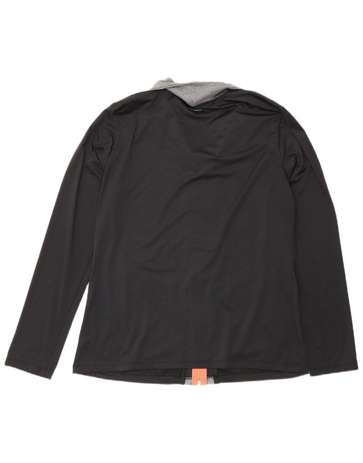 Jaqueta masculina de treino New Balance grande poliéster colorblock preto
