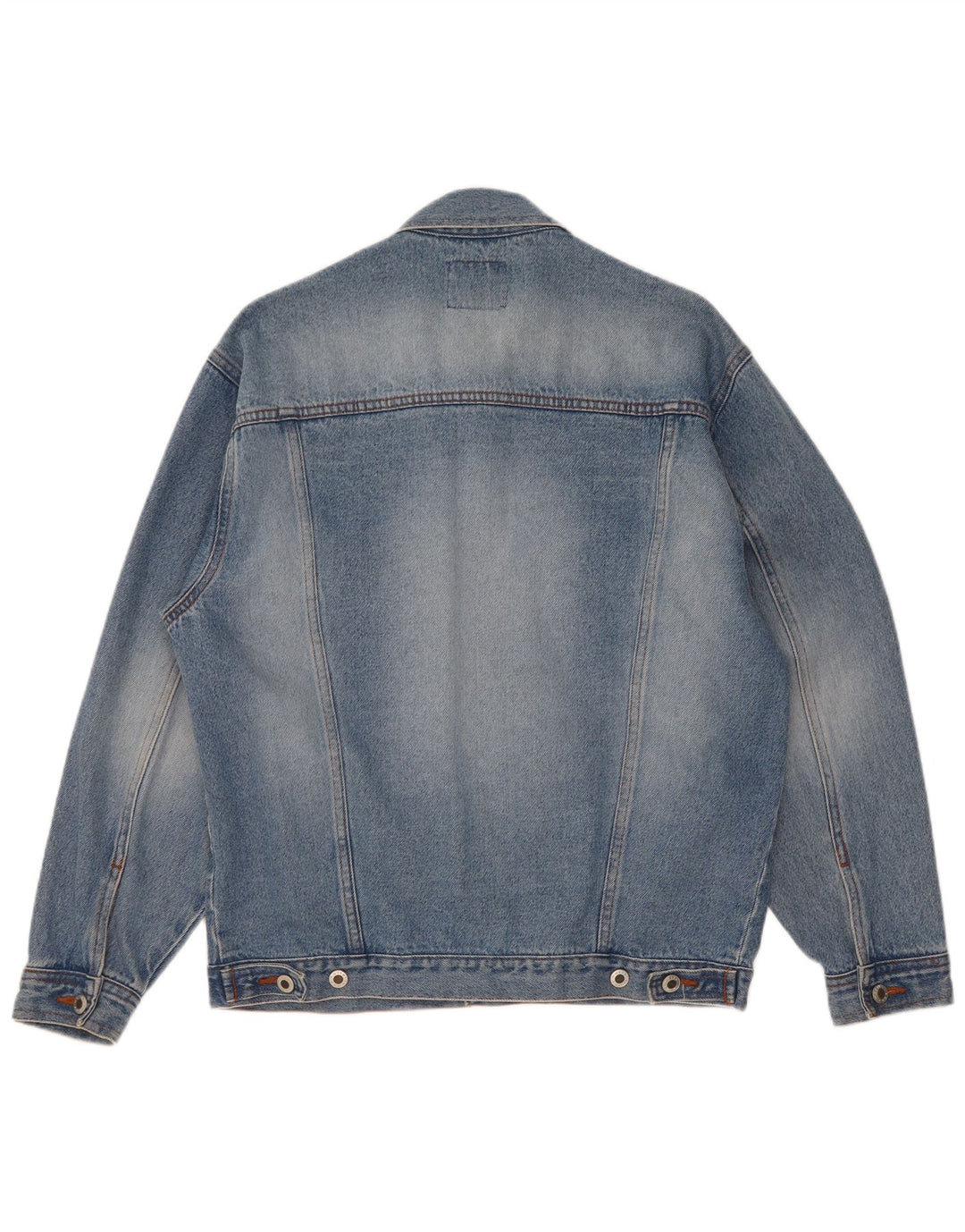 Jaqueta jeans masculina Master UK 38 algodão azul médio